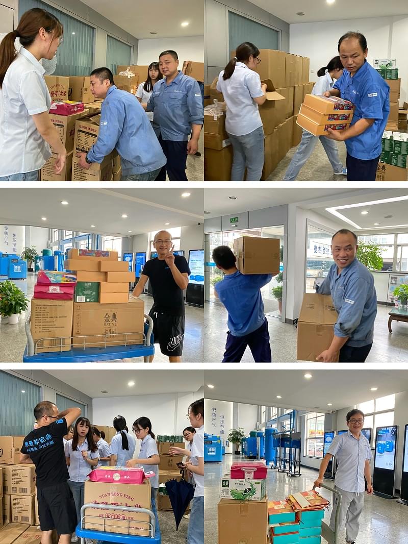 宁波91抖音下载入口中秋礼品发放现场