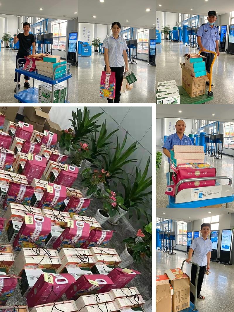 宁波91抖音下载入口中秋礼品发放现场1